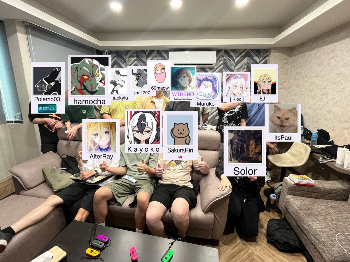 Marudanko's tweet photo. Aug. 11 - 2024 osu! taiko TW meet up! https://t.co/pE1KmDOkqj