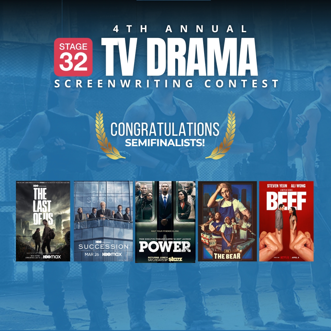 Barrytvwriter's tweet photo. Exciting news... I'm a semifinalist in @Stage32 's TV drama contest! @Stage32Scripts https://t.co/YXfXnXS6Ma