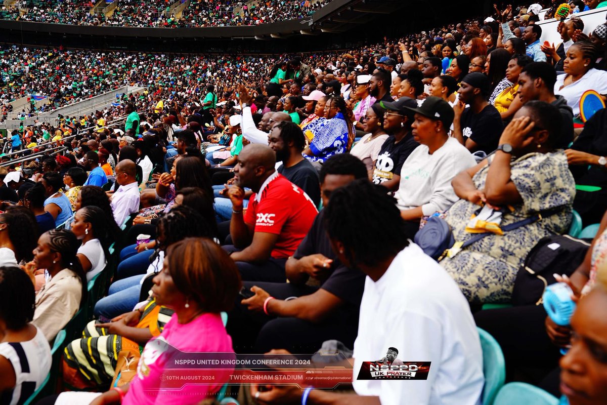 streamsofjoyHQ's tweet image. NSPPD UK CONFERENCE 2024…
TWINCKENHAM STADIUM, LONDON, UK. 

This is Revival.
This is a Revolution:
From Nigeria to the World.
Let the name of our Lord Jesus be praised.
Thank you Jesus, What You Cannot Do Does Not Exist!!!

#nsppd
#7amFirePrayers
#StreamsOfJoyInternational