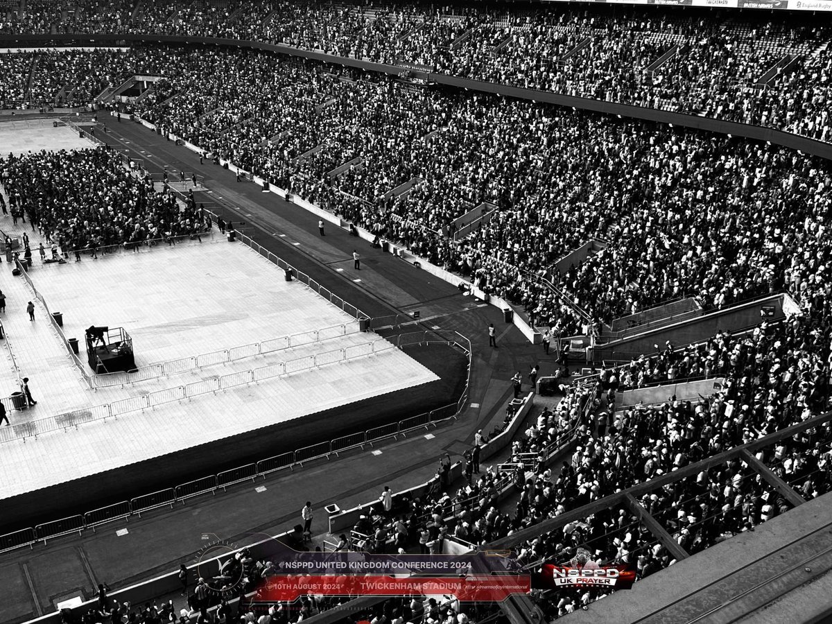 streamsofjoyHQ's tweet image. NSPPD UK CONFERENCE 2024…
TWINCKENHAM STADIUM, LONDON, UK. 

This is Revival.
This is a Revolution:
From Nigeria to the World.
Let the name of our Lord Jesus be praised.
Thank you Jesus, What You Cannot Do Does Not Exist!!!

#nsppd
#7amFirePrayers
#StreamsOfJoyInternational