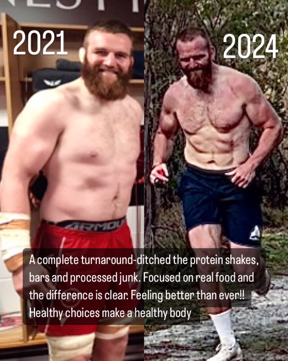Jake_Ball4's tweet image. 2021 vs 2024 A complete turnaround-ditched the protein shakes, bars and processed junk. Focused on real food and the difference is clear. Feeling better than ever!!
Healthy choices make a healthy body 🌱💪🚫🔄🌟
#BreakTheNorm #HealthyLifestyle #ForgeYourOwnPath #CleanEating