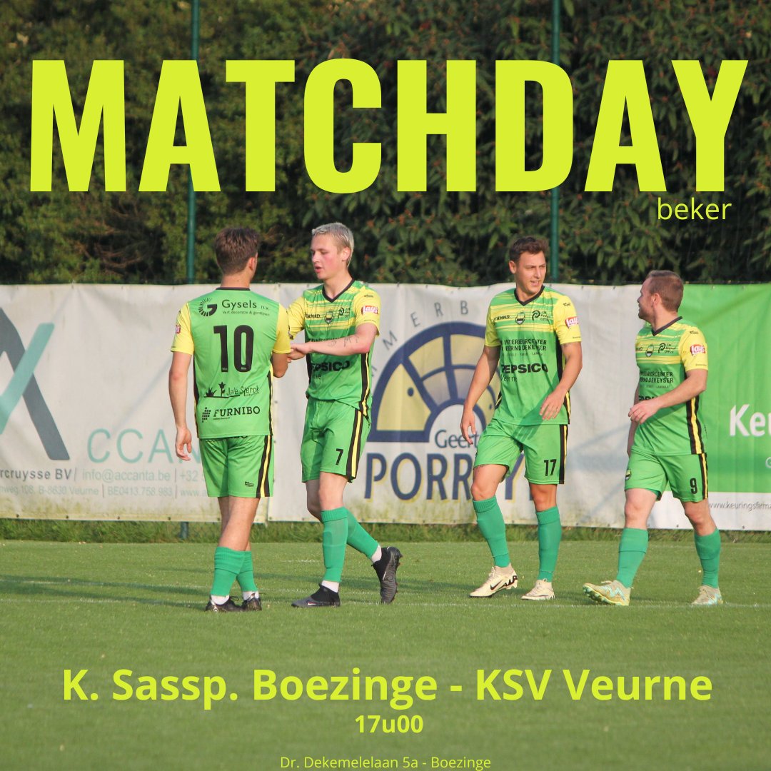 🏆 MATCHDAY 💛💚 #ksvveurne
