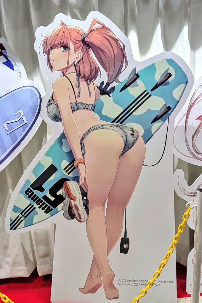 C104 ＃艦これ アトランタ水着mode…！ エッ…デッカっ…！？