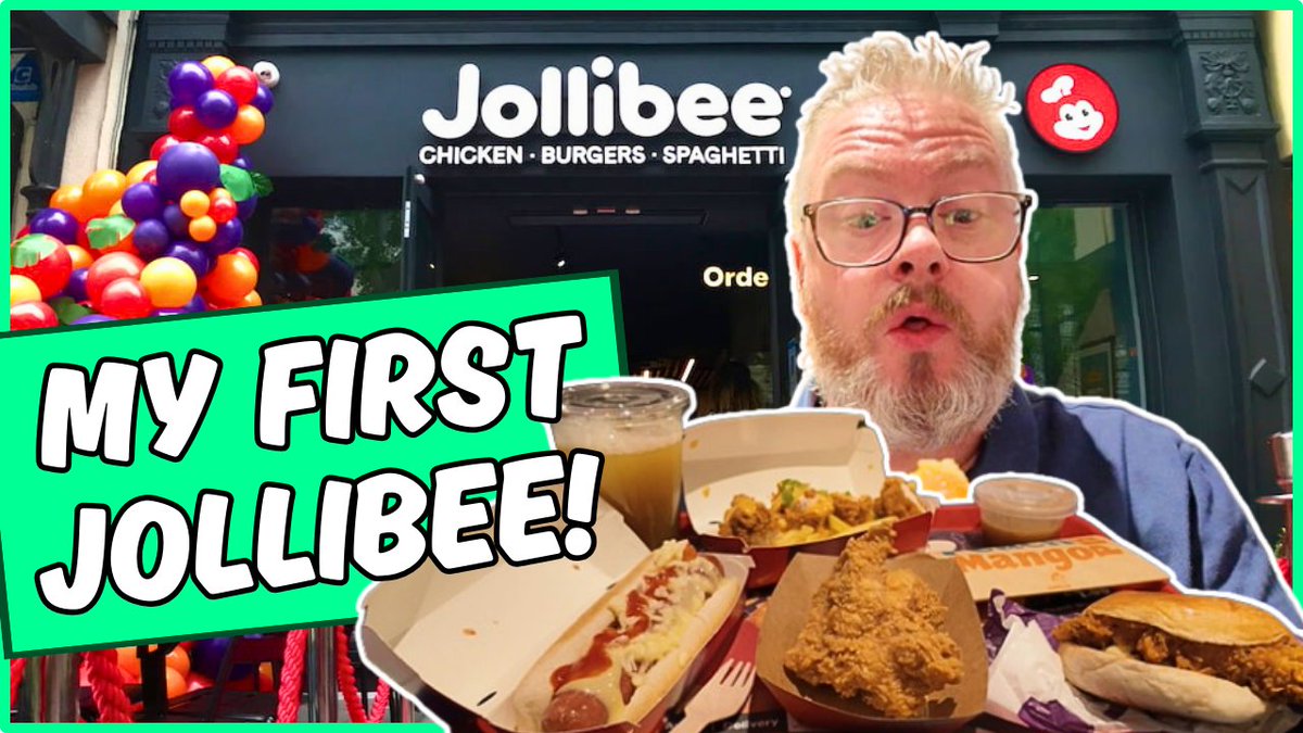 I'm still in London, and have decided to try a fast food place that isn't available round my way.

I'm going to review Jollibee - a Filipino chain famous for their fried chicken!

youtu.be/DUrhakZtO_g