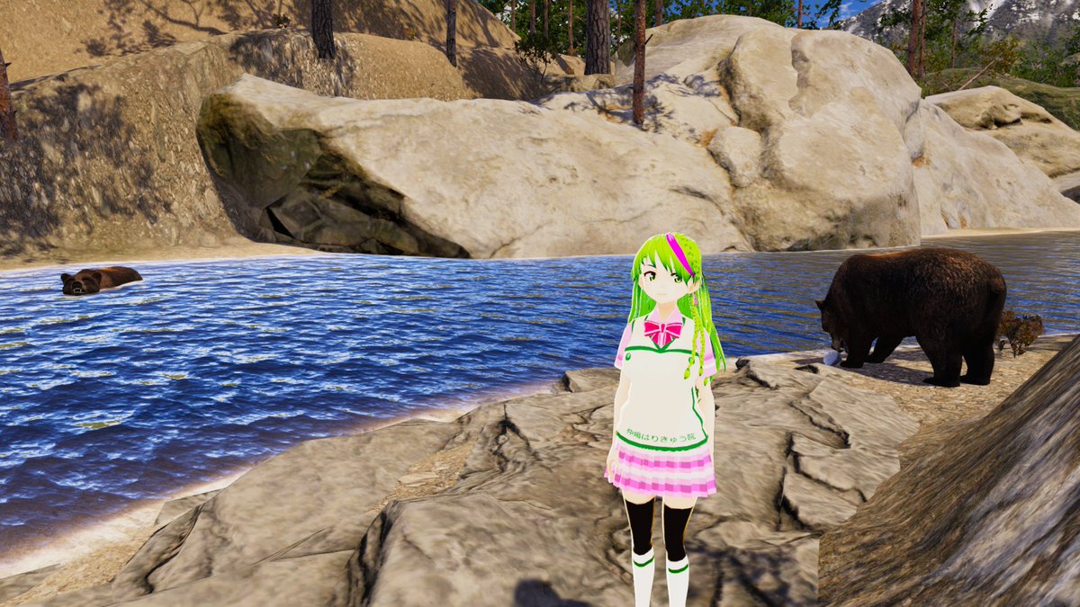 3時にございます!(^^)!🕒
あっくまが👿
鷲に乗れるワールドにございます

nprowlerさんのワールド「Rocky Mountain Park」
#VRChat_world紹介  ＃煌御門碧琴