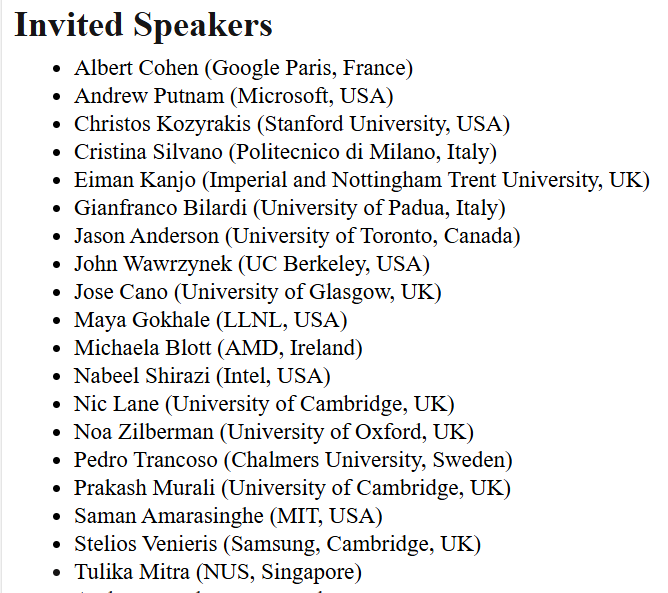 Paul Kelly (@paulhjkelly) on Twitter photo Less than a month now for the NANDA workshop 9-10 Sept doc.ic.ac.uk/~phjk/NANDA24/ - the key UK industry-academic community-building event for processor and accelerator architecture research - hope you can come! <a href="/hipeds/">HiPEDS CDT</a> <a href="/ICComputing/">Imperial Computing</a> Less than a month now for the NANDA workshop 9-10 Sept doc.ic.ac.uk/~phjk/NANDA24/ - the key UK industry-academic community-building event for processor and accelerator architecture research - hope you can come! <a href="/hipeds/">HiPEDS CDT</a> <a href="/ICComputing/">Imperial Computing</a>