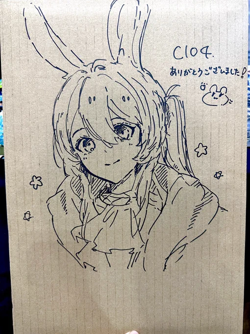 ありがとうございましたー!
いつもの段ボールの中に敷いてあるやつ 