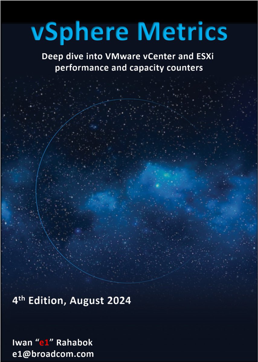 Ang Hong Yong (@e1_ang) on Twitter photo vSphere Metrics, 4th edition, is available for download at community.broadcom.com/vmware-cloud-f…. It's been revamped as the bar is now about helping veteran <a href="/VMware/">VMware</a> <a href="/VMwarevSphere/">VMware vSphere Foundation</a> administrators/architects masters the real meaning behind the metrics, so you can recall from understanding. vSphere Metrics, 4th edition, is available for download at community.broadcom.com/vmware-cloud-f…. It's been revamped as the bar is now about helping veteran <a href="/VMware/">VMware</a> <a href="/VMwarevSphere/">VMware vSphere Foundation</a> administrators/architects masters the real meaning behind the metrics, so you can recall from understanding.