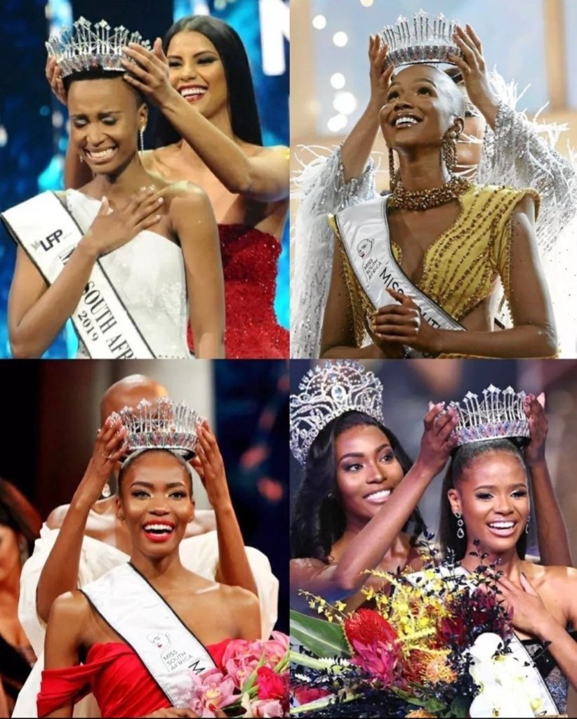 PSAFPATRIOT's tweet photo. We've consecutively  had 4 Black Miss SAs, now that Mia won.. Chest pains went straight to Zimbabweans and Nigerians.

We Do Not take Instructions and Advises from Kwerekweres.
It's time for all of you to try and rebuild your shithole countries. 

#NoDNA just🇿🇦🇿🇦 https://t.co/DeVJuHVF17