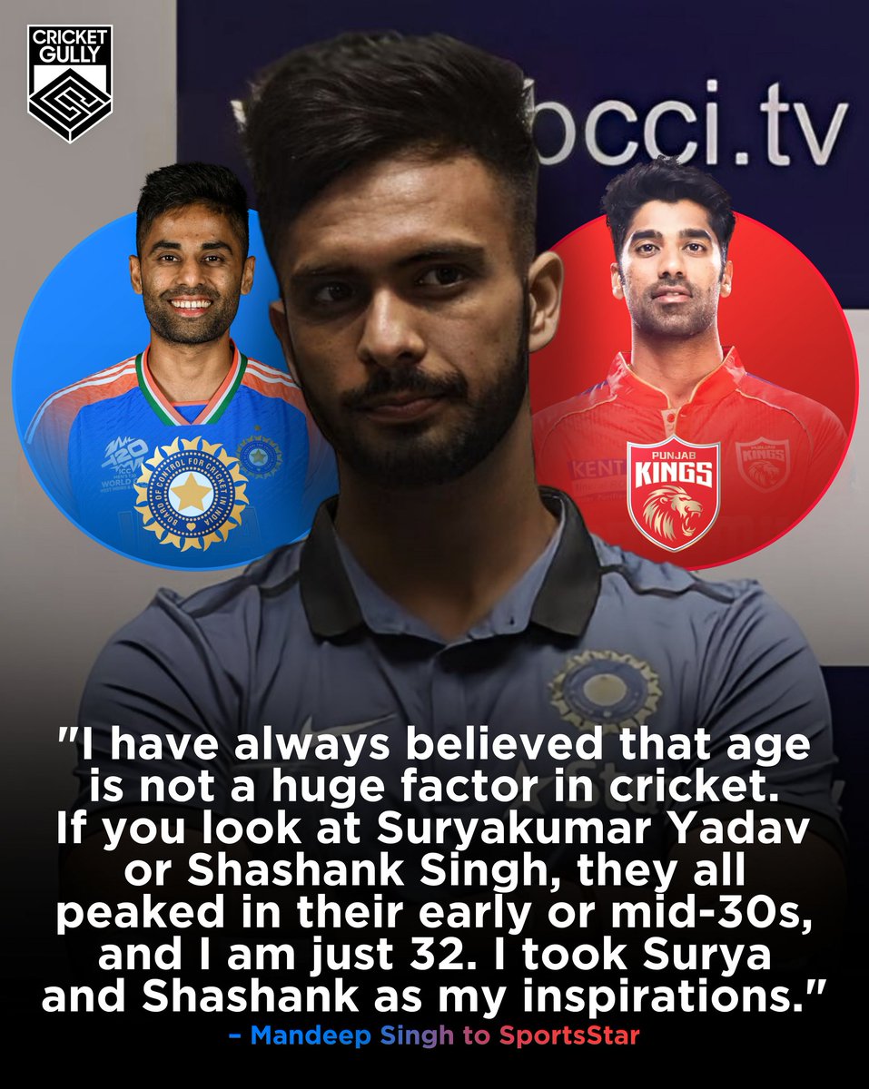 thecricketgully's tweet photo. Mandeep Singh after joining Tripura🗣️ https://t.co/LCMKHzha9e