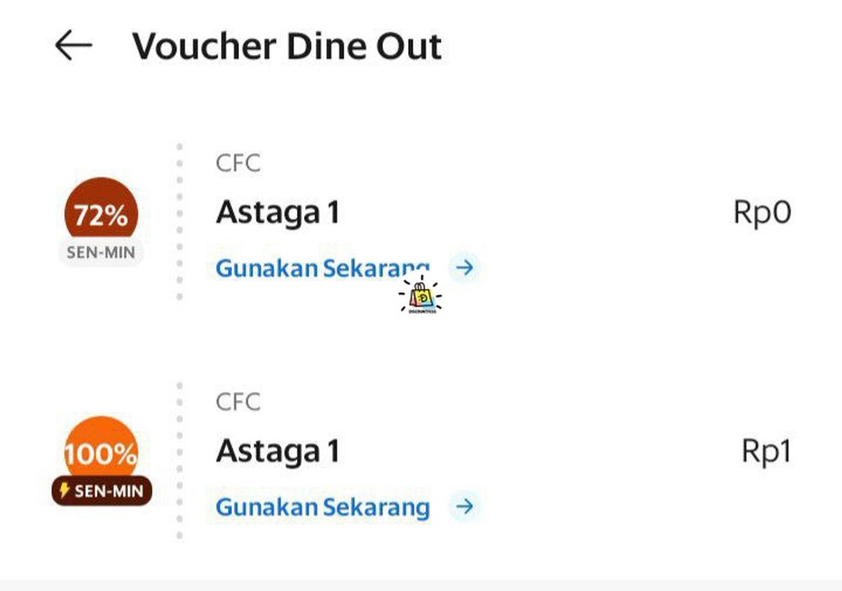 discountfess's tweet photo. pamer cfc aman bayar 1rp doang dapet 2 paket https://t.co/sqL7IGWRCT