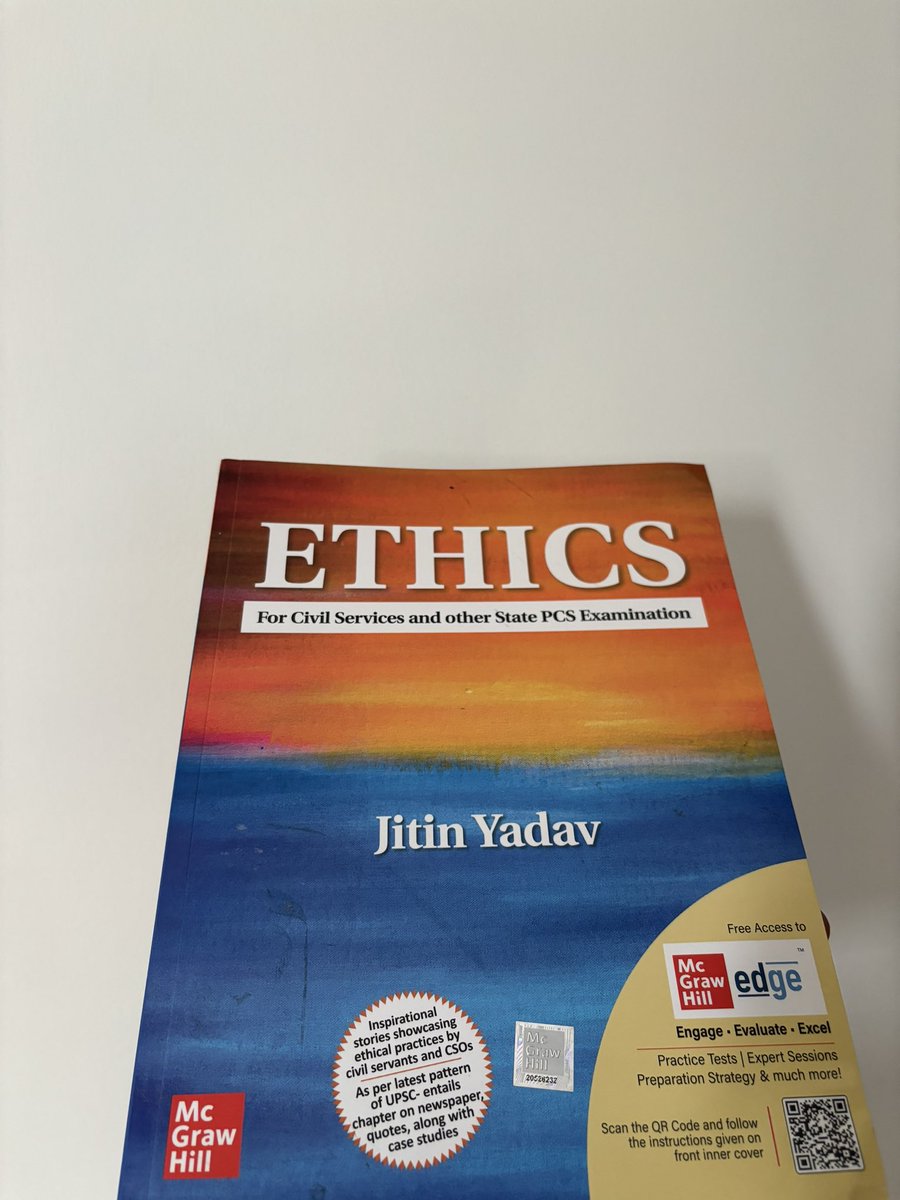 CseWhy's tweet photo. @Jitin_IAS sir back to what he does the best: making lives easier for aspirants! 

His new book is your answer to #UPSC ethics prep

Find more details in next tweet 👇🏼 https://t.co/yl6k9gIUjW