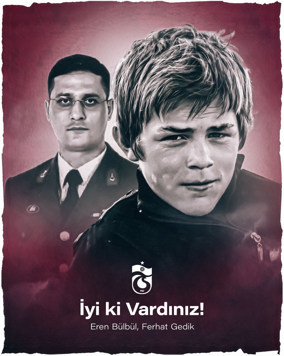 Vatan size minnettar 🇹🇷

11 Ağustos 2017’de Maçka'daki hain saldırıda şehit düşen Ferhat Gedik ile Eren Bülbül’ü şehadetlerinin yedinci yılında rahmetle anıyoruz.