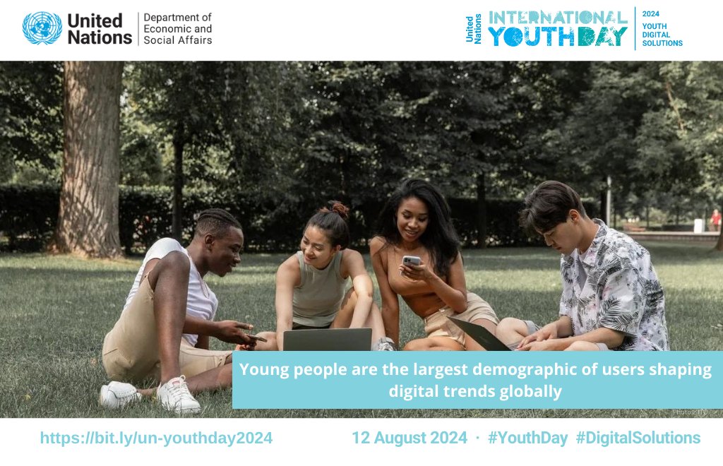 On #InternationalYouthDay, Global Stakeholders highlight the transformative potential of youth-driven digital solutions in advancing sustainable development.

#YouthDay #DigitalSolutions #FriendsforLeadership #FriendsforSDG #IYD2024