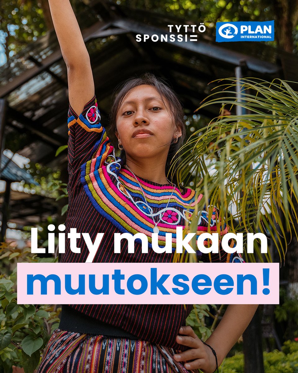 Miltä tuntuisi olla osa muutosvoimaa? 🔥 Tyttösponssi-kuukausilahjoittajana olet rakentamassa parempaa tulevaisuutta tytöille. Jokainen lahjoitus merkitsee tukea, turvaa ja mahdollisuuksia maailman haavoittuvimmassa asemassa eläville tytöille.

Lue lisää: bit.ly/4by0a9A