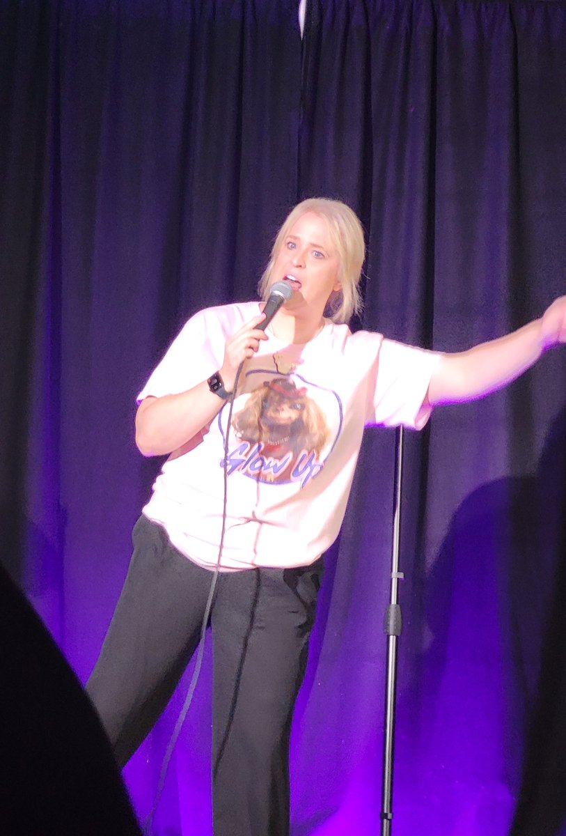 VickyHog's tweet photo. @TheCCChester with comedy chum @OspreyRef A stellar line up @DaveLongleyNC9 #HattyPreston and headliner @dannymccomedy with the wonderful @Hayles_Ellis as MC. So many laughs Great venue Office Olympics, get your 20p s ready fellas 🤮 https://t.co/ElGJRX1sDB