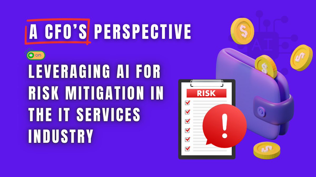 talks10live's tweet image. Discover how AI is transforming risk management in the IT services industry, empowering CFOs to navigate complex challenges with precision and foresight.

competitorsview.in/p/leveraging-a…

#AI #RiskManagement #CFOInsights #CFOStory #IT #ITES #cfostory