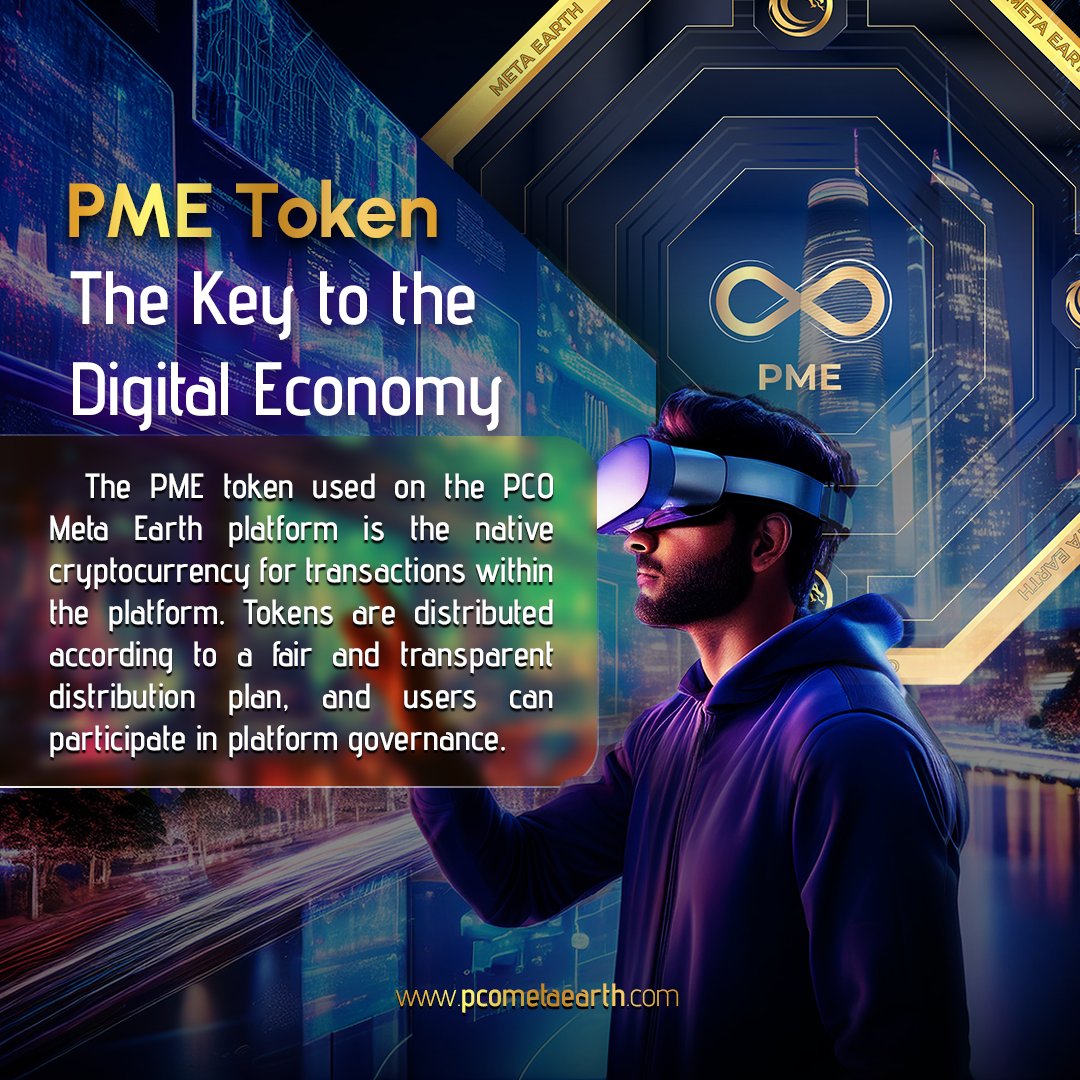 PME, ensures the sustainability of the digital economy. Token holders have  a voice in the future of the platform and can vote on important decisions.  The fair distribution plan supports value transfer