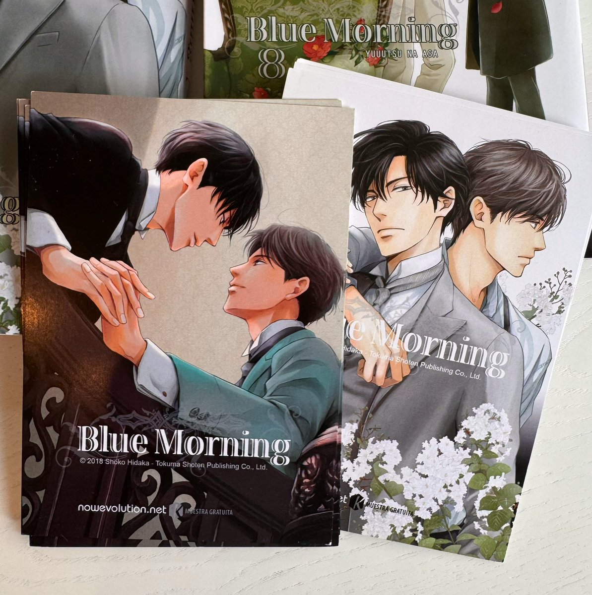 スペイン語版「憂鬱な朝」7,8巻の見本誌いただきました🇪🇸 今回もイ