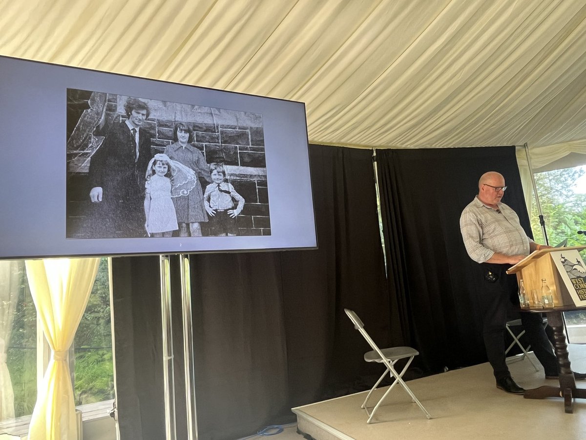 I dedicated my talk on Dirty Linen at the West Cork History Festival yesterday to my much loved mother Marie, who died last week the day after her 84th birthday. Her own stories and memories helped inspire the book and the love and respect she inspired locally opened many doors.