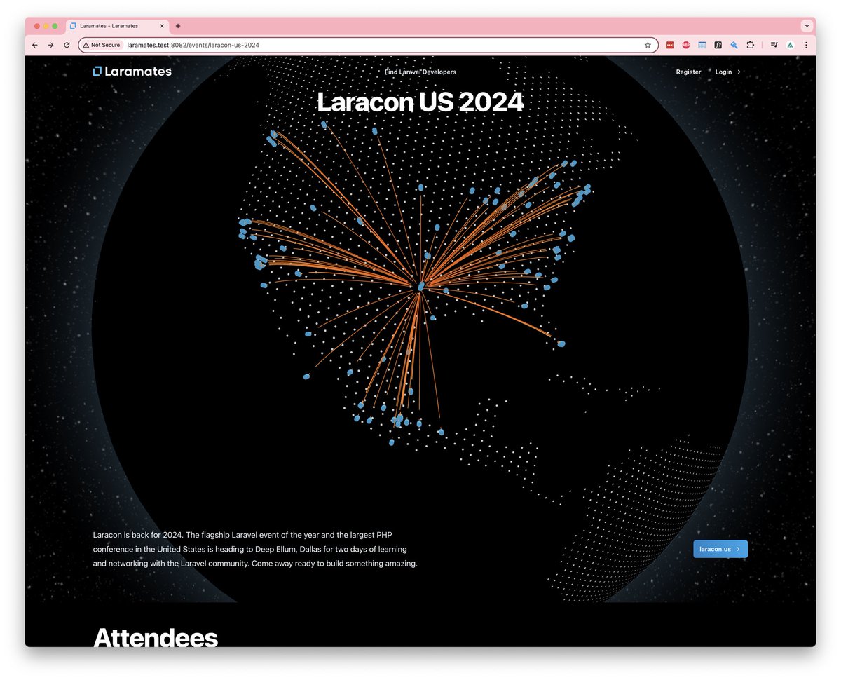 I did my first livestream in a few months today, and it was so much fun!

I started work on adding an attendee list to Laramates, and we made it pretty far

Keen to keep the momentum going with more streams this week

Link to the stream below 👇