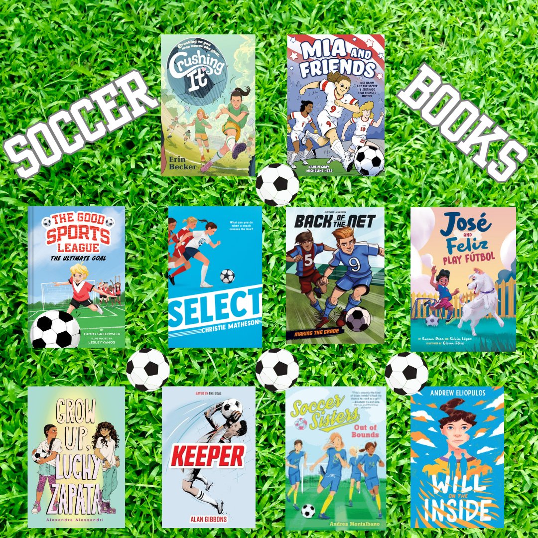 So many #MGLit reader play SOCCER! ⚽️ What's your favorite title to hand to students?
