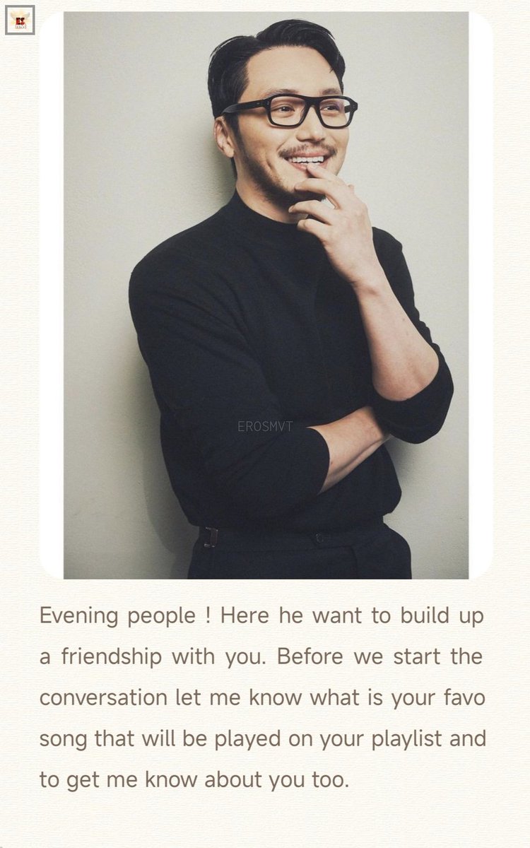 EROSMVT's tweet image. Will you accept this old man offer ? He is looking so much to be his friend. 🤍