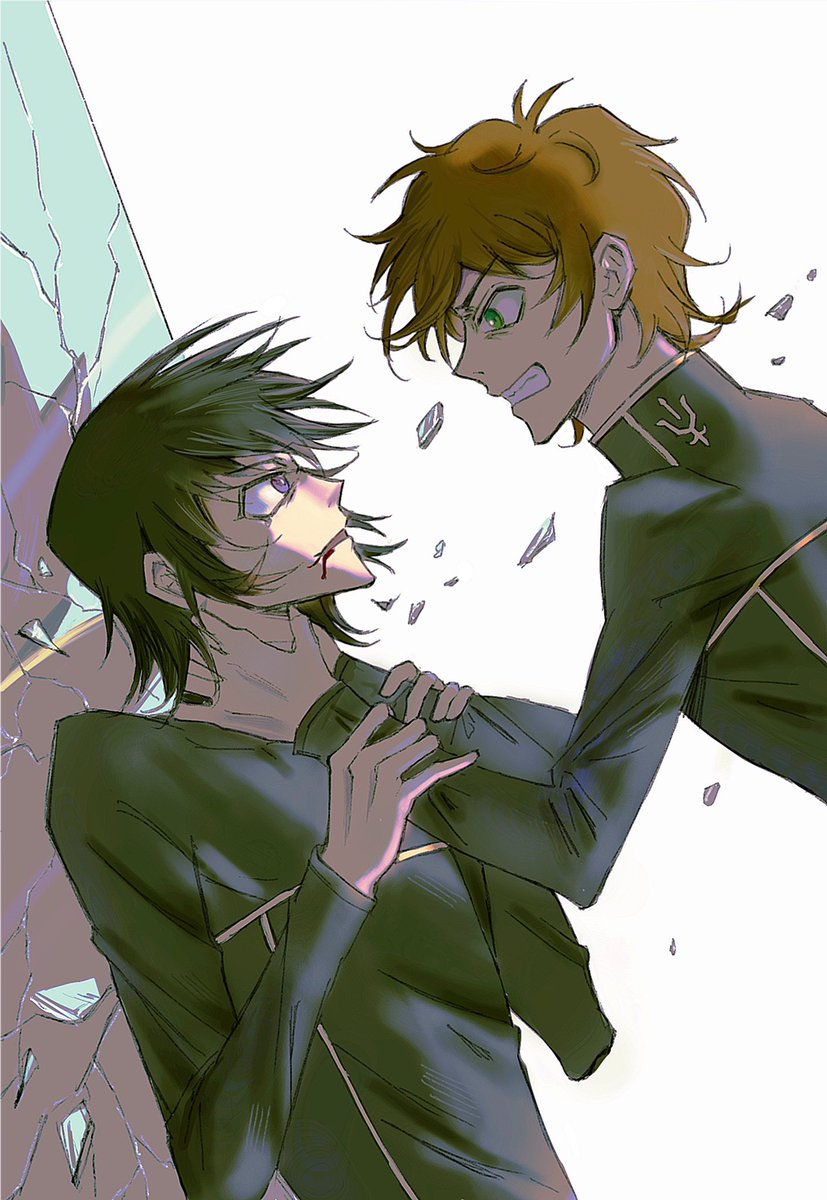 之前画的，p1捏他了少革
#codegeass #suzalulu