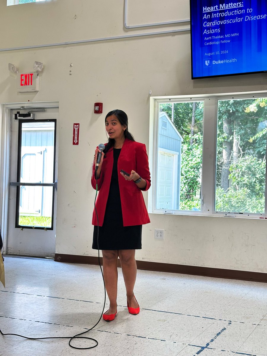 Nishant Shah, MD (@nishant_shahmd) on Twitter photo ⭐️ <a href="/DukeCardFellows/">Duke Cardiology Fellows</a> <a href="/aarti693/">Aarti M Thakkar</a> and <a href="/OslerResidency/">The Osler Medical Residency</a> alum giving a powerful presentation on improving CV risk in South Asians at a community event in the triangle! Rising ⭐️ in CV prevention!
<a href="/sanjayvdesai/">Sanjay Desai</a> <a href="/DukeHeartCenter/">Duke Heart</a> <a href="/rblument1/">Roger Blumenthal</a> <a href="/ErinMichos/">Erin D. Michos, M.D.</a> <a href="/NPagidipati/">Neha Pagidipati</a> <a href="/RVSwaminathanMD/">Rajesh V Swaminathan</a> ⭐️ <a href="/DukeCardFellows/">Duke Cardiology Fellows</a> <a href="/aarti693/">Aarti M Thakkar</a> and <a href="/OslerResidency/">The Osler Medical Residency</a> alum giving a powerful presentation on improving CV risk in South Asians at a community event in the triangle! Rising ⭐️ in CV prevention!
<a href="/sanjayvdesai/">Sanjay Desai</a> <a href="/DukeHeartCenter/">Duke Heart</a> <a href="/rblument1/">Roger Blumenthal</a> <a href="/ErinMichos/">Erin D. Michos, M.D.</a> <a href="/NPagidipati/">Neha Pagidipati</a> <a href="/RVSwaminathanMD/">Rajesh V Swaminathan</a>