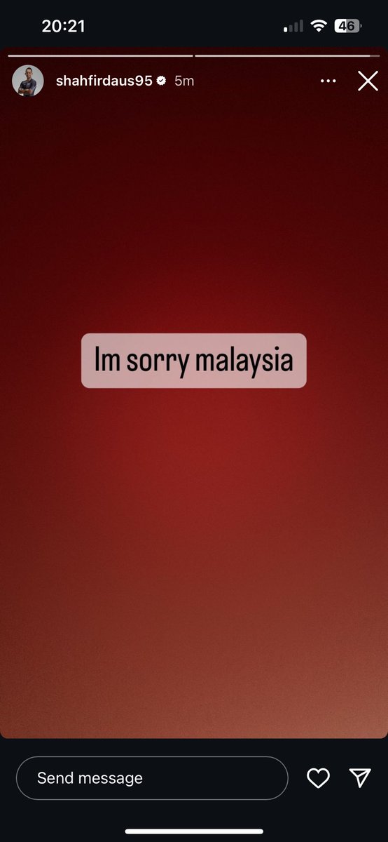 sukanzcom's tweet image. IG Story pelumba negara, Muhammad Shah Firdaus Sahrom selepas tamat perlumbaan akhir keirin lelaki Sukan Olimpik