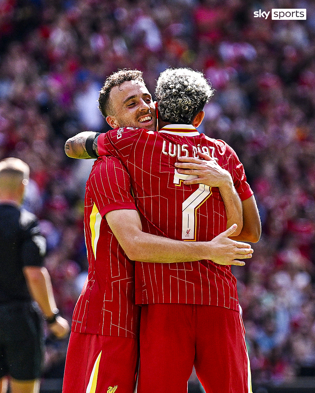 Sky Sports Premier League on X: "30' ⚽ Diogo Jota 39' ⚽ Luis Diaz 45' ⚽ Luis  Diaz What a performance from Liverpool in the first-half against Sevilla at  Anfield 🔥🔴 https://t.co/zQC0lc2TyF" /
