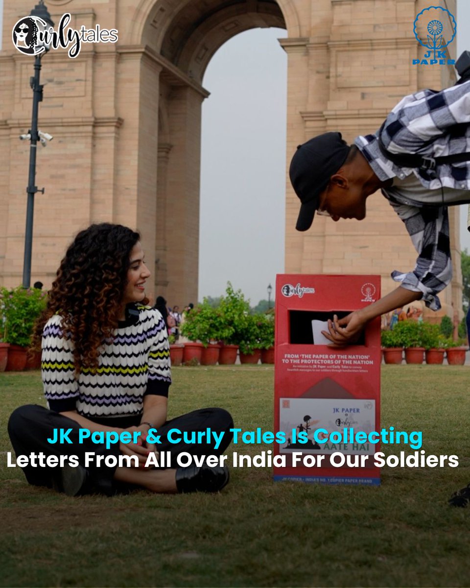 JKPaperIndia's tweet image. We are gathering letters from all around India for our courageous soldiers! We've been to five cities already, and we're coming to yours! 

Plot #1SP, 2nd Floor, Sector-27, Gurgaon, Haryana-122002 is where you can send your letters. 

#JKPaper #CurlyTales #SandeseAateHai