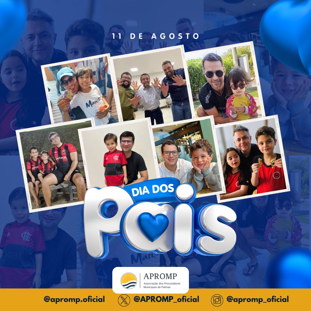 A APROMP parabeniza todos os pais pelo seu dia, em especial os Procuradores do Município que exercem a nobre missão da paternidade.

Desejamos que a dedicação e o amor que os pais demonstram diariamente continuem sendo fonte de inspiração. 

Feliz Dia dos Pais!

#11deagosto