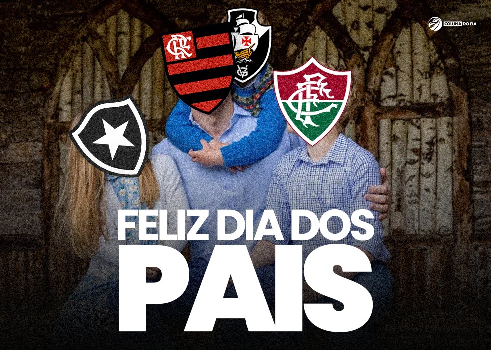 Feliz dia dos pais, Nação... 😅❤🖤 #colunadofla