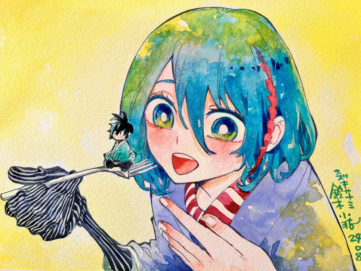 パコキリン 鈴木小波 直筆イラスト 原画 パコキリン 鈴木小波 直筆イラスト 原画 鈴木小波(スズキサナミ