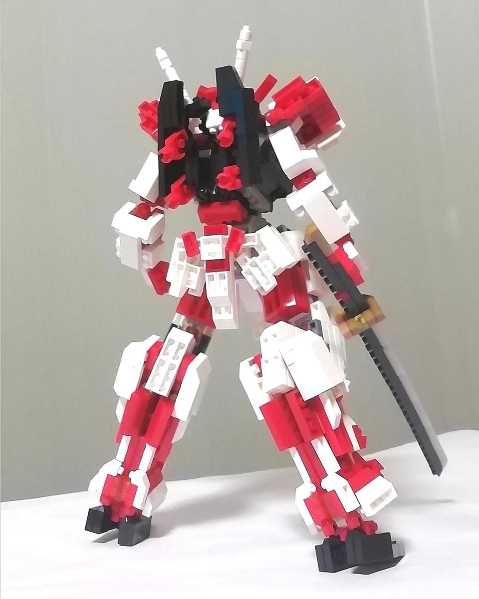 赤白サムライ 改造パーツ付き うーたん@プチブロック専用 on X: 