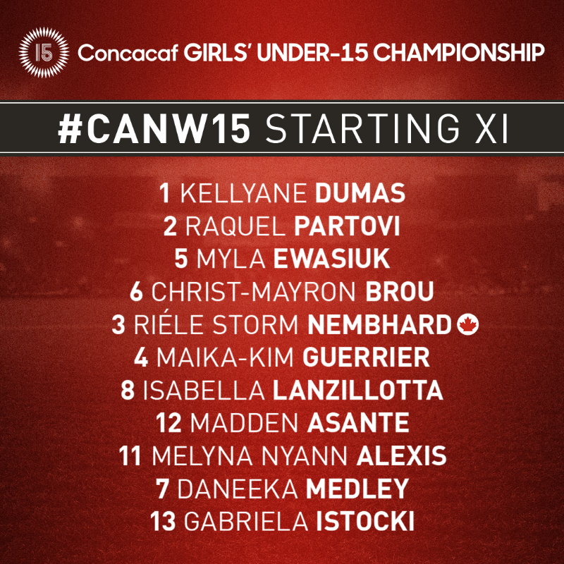 CANWNT's tweet photo. Our first 11 on the pitch against 🇨🇷 //
Nos 11 partant sur le terrain contre 🇨🇷

#CANW15 https://t.co/CHNlBAgaA2