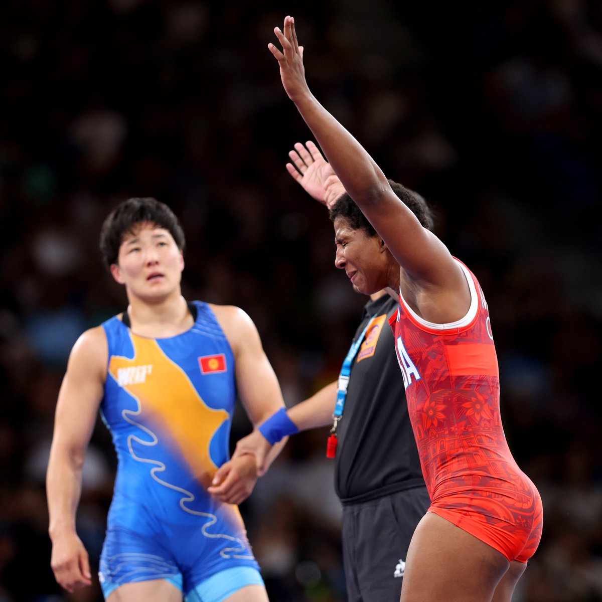 ¡Bronce para la cubana Milaimy Marín! 🇨🇺🤼‍♀️

La luchadora festejó en la categoría de 76 kg. ¡Felicitaciones!

Es la quinta medalla para los cubanos en este deporte en <a href="/Paris2024/">Paris 2024</a>. 👏

#JuegosOlímpicos #Paris2024