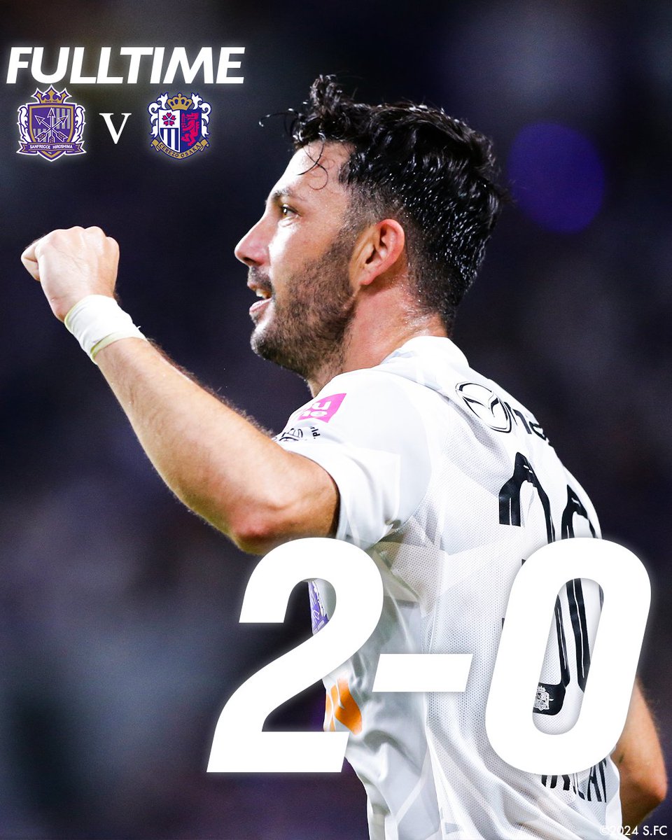 🟣𝗙𝗨𝗟𝗟𝗧𝗜𝗠𝗘🟣 🏆明治安田J1リーグ第26節 🆚セレッソ大阪 🔢2-0