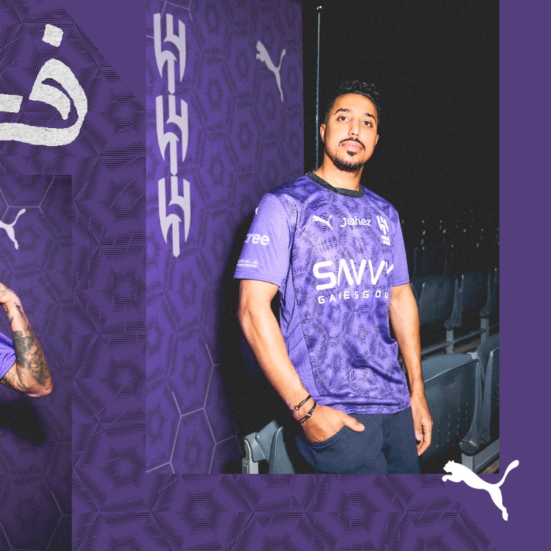 Alhilal_EN's tweet photo. #AlHilal 24/25 third kit has reached especially for the Leaders.. 🤩💙
Its details are inspired by the authenticity of the land and the ability to overcome challenges 💜
Available now in:
📍Al Hilal Store
📲 Blu app
#PlayForReal