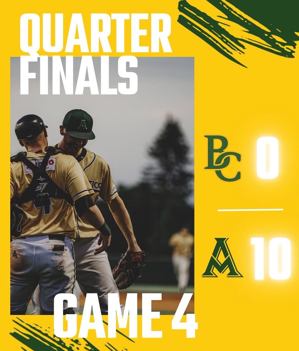 Die Athletics gewinnen Spiel 4 in 7 Innings und erzwingen damit das entscheidende Spiel 5 im Viertelfinale gegen die <a href="/BonnCapitals/">Bonn Capitals</a> 
Go A‘s!! 💚💛

#mainzathletics