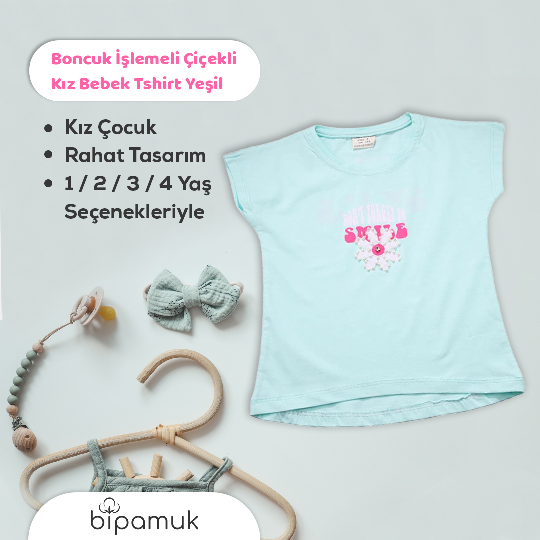 Gülümseyen Yüzler İçin Şirin Tasarımlar
’’Boncuk İşlemeli Çiçekli Kız Bebek Tshirt Yeşil’’

Ürün Linki:
bipamuk.com/boncuk-islemel…

💻 bipamuk.com
📞 0850 242 23 12
📩 bilgi@bipamuk.com
.
.
.
#bipamuk #kızçocuk #kızçocukgiyim #kızçocuktshirt
#kıztshirt #tshirt