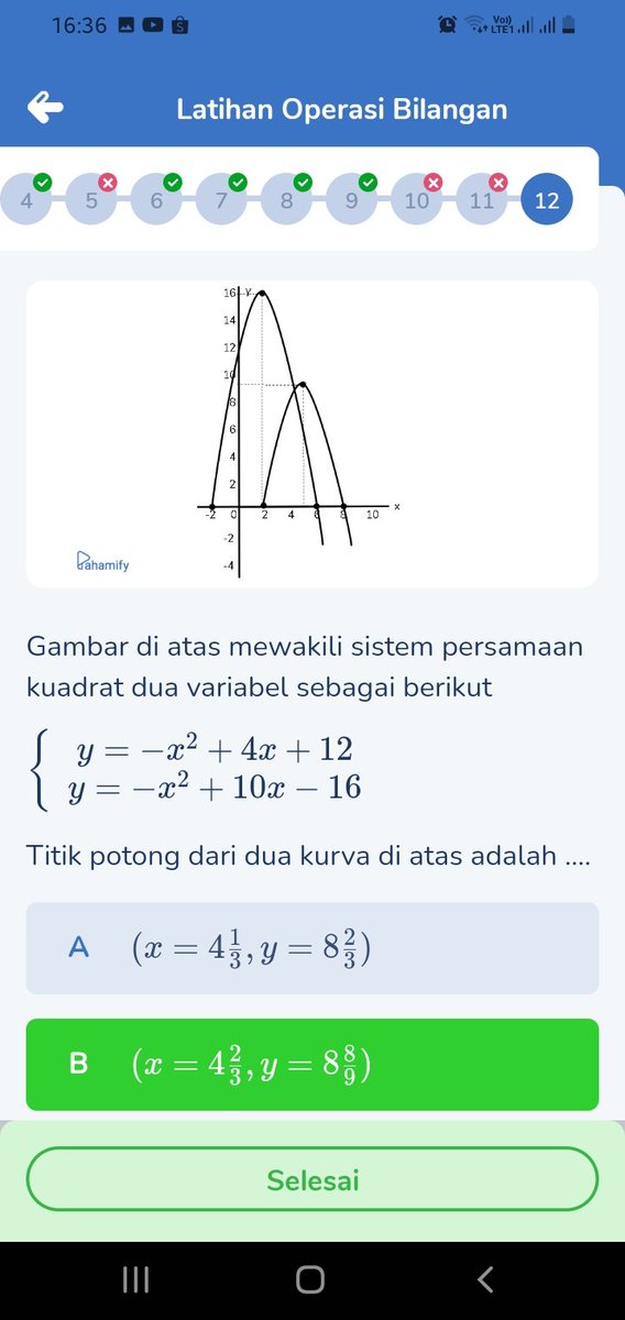 eliossun3's tweet photo. oke gaiss, sedikit mau up progres aja kemaren kemaren sebenernya udh nyoba dikit dikit buat kebiasaan belajar lagi gitu, yaa tetep aja masih aja bolong bolong.

tapi sekarang udh nyoba lagi, latihan soal PK materi operasi bilangan, kebetulan langganan pahamify juga hehehe. https://t.co/DSxB96GKky