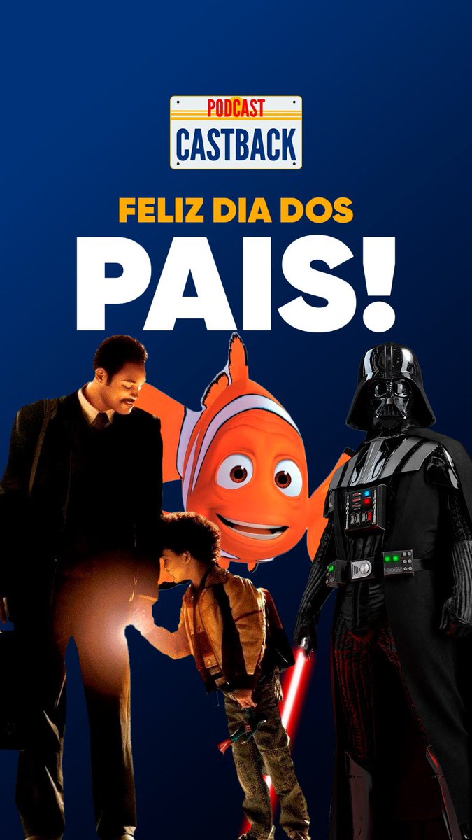 Castbackp's tweet image. O Castback deseja a todos um FELIZ DIA DOS PAIS a todos aqueles que amam, são parceiros e cuidam de seus filhos, sejam eles biológicos ou não! 
#findingnemo #indianajones #harrisonford #starwars #darthvader #anakinskywalker #lukeskywalker #pixar #disney #willsmith #robinwilliams