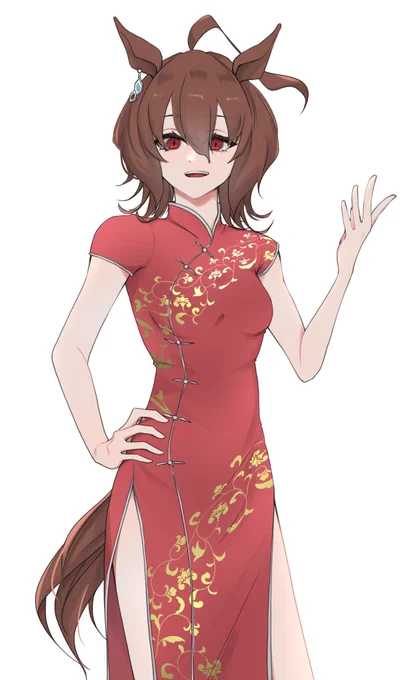 チャイナ服 #アグネスタキオン 