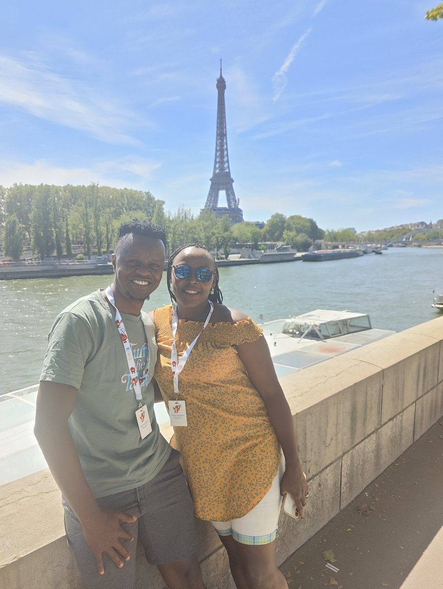 PiusNgugi's tweet photo. Making memories in Paris, France - Eiffel tower 
#Paris2024 #Olympics2024Paris #OlympicGamesParis2024 #Olympic2024 https://t.co/myXuBcJ3ZD
