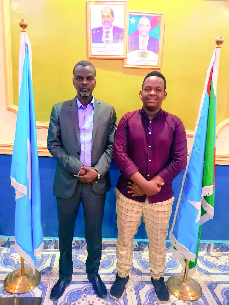 BIDOADEAF's tweet image. Today 9-August 2024
We welcomed to mohamed issack aracase the chairperson of bay region led to Southwest Deaf Association-SWDA Thank you Mr Mohamed issack aracase for office our discussion in which we greeted you about a special for support the Deaf