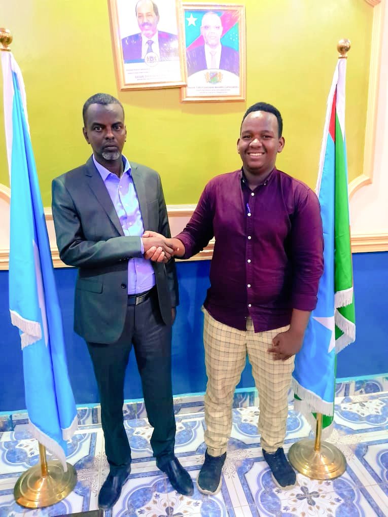 BIDOADEAF's tweet image. Today 9-August 2024
We welcomed to mohamed issack aracase the chairperson of bay region led to Southwest Deaf Association-SWDA Thank you Mr Mohamed issack aracase for office our discussion in which we greeted you about a special for support the Deaf