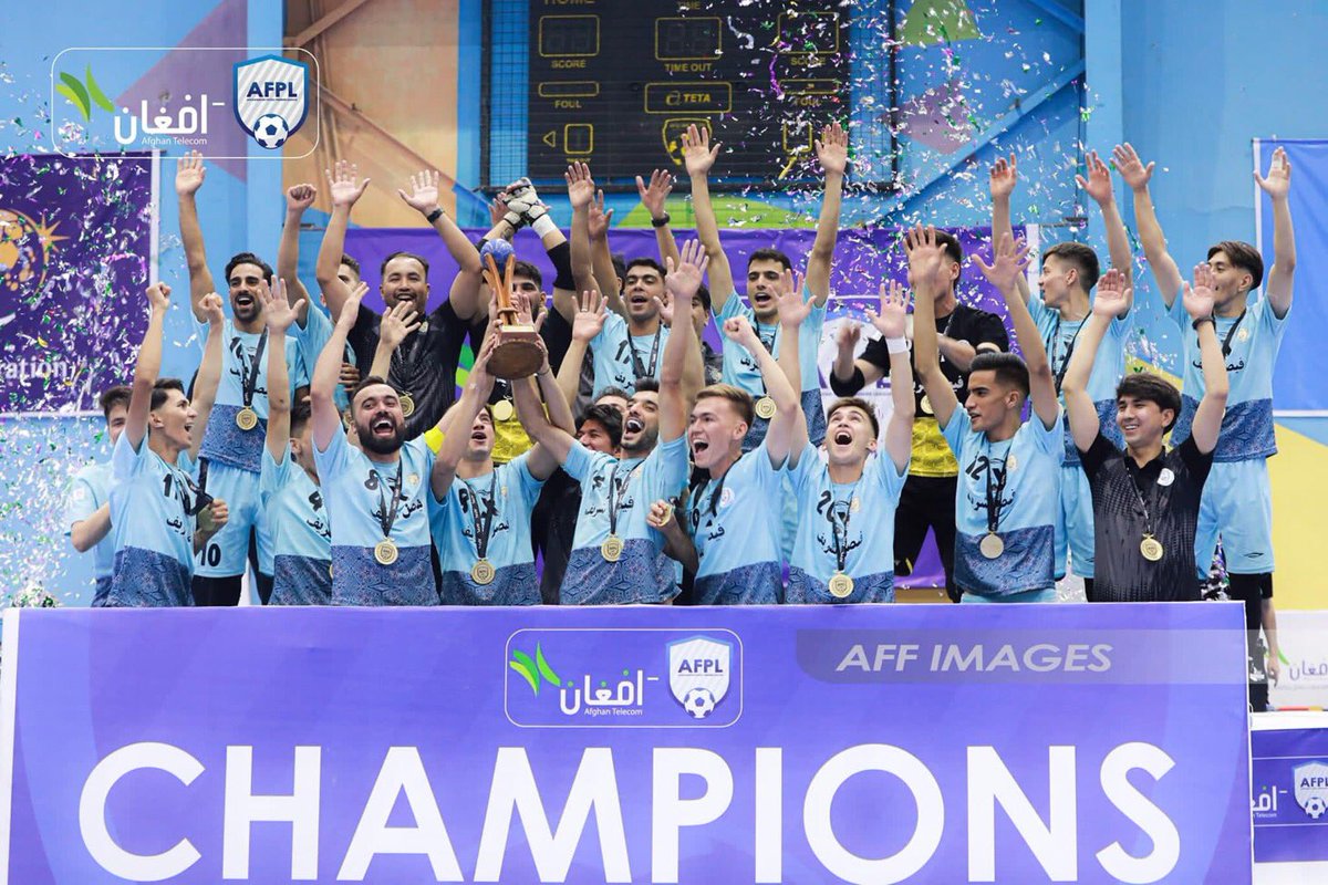 EhsanRaheemi's tweet photo. شکست ناپذیر مثل پیروزی پنجشیر 💙⚽🏆
Perozi Panjshir  futsal team became the champion of the Afghanistan Premier Futsal League and qualified for the Asian Futsal League
#Panjshir 🫡 https://t.co/n16bBGIM2U