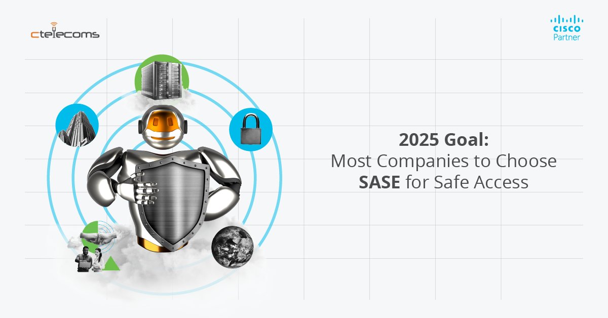 ctelecoms_ksa's tweet image. By 2025, at least 60% of enterprises will have explicit strategies and timelines for SASE adoption encompassing user, branch, and edge access.
ctelecoms.com.sa/L166/Cisco-SASE

#Cisco_SASE #Cisco_partner #cisco_security_solution #Ctelecoms #Meraki_SDWAN #Cloud_security #IT_security